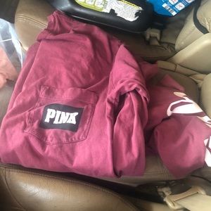 Pink long sleeves size m